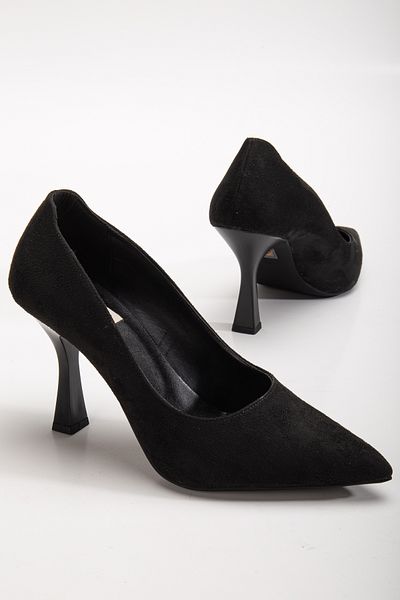 Mulini Suede Leather Women's Heeled Shoes – Stylish, Comfortable, Casual & Night Style