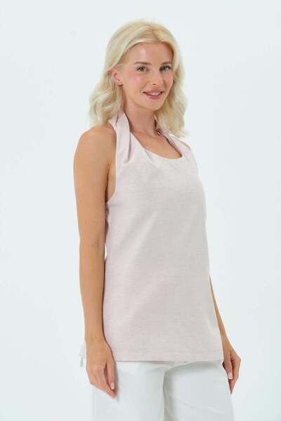 FABB بلوزة بتفاصيل ياقة وردية