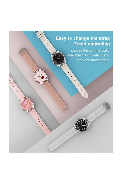 ideal STORE Smartwatch Diamond Supreme Collection IdealStore, 1.09 inch Screen, Call and Message Display, Bl