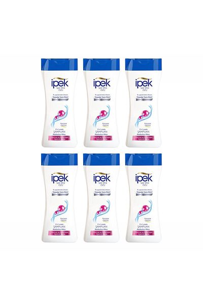 İpek Silk Anti-Peeling 2 in 1 Shampoo for Normal and Dry Hair 6 Pcs