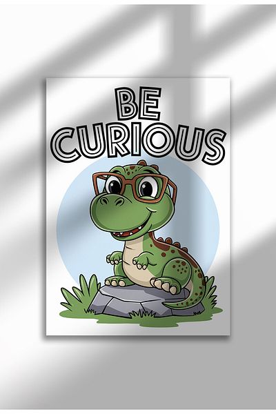 21mxm Kids Motivational Poster, Cute Animal Canvas, Nursery Wall Art, Little Dreamers 2025