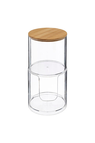 Five Simply Smart Selena Cylindrical Cotton Pad and Swab Dispenser