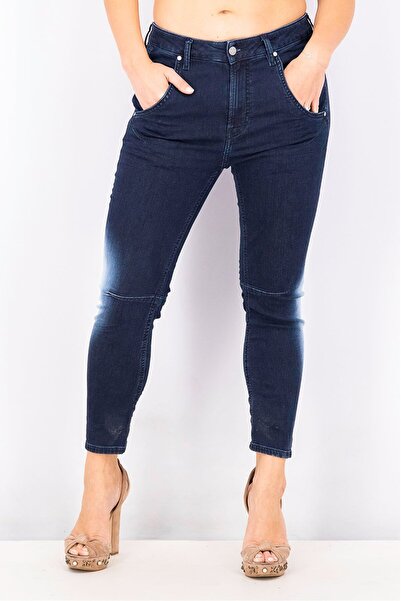 Diesel Women Skinny Fit Plain Stretchable Denim, Dark Blue