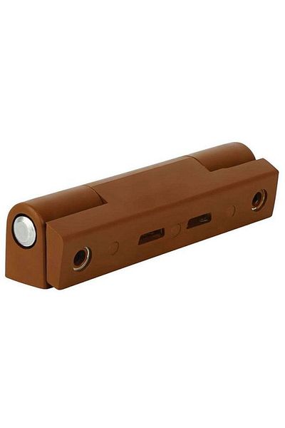 fiba teknik Real Özs Pvc Zamak Hinge 90 mm Brown 1 Piece