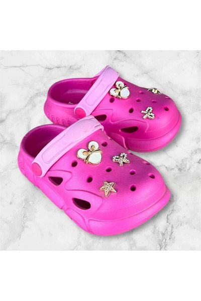 AkınalBella Girl Child Soft Sole Stone Orthopedic Closed Front Beach Pool Daily Slippers Sandals