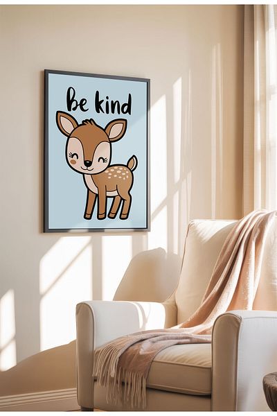 21mxm Kids Motivational Poster, Cute Animal Canvas, Nursery Wall Art, Little Dreamers 2025