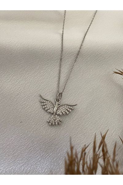 stainless steell Anka Steel Necklace with Zircon