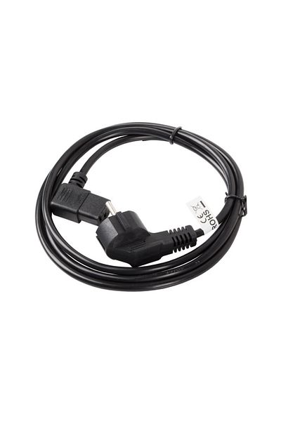 Lanberg Cablu de alimentare PC si UPS, Schuko CEE 7/7 la IEC320 C13 90 grade, 43644, 250V-10A