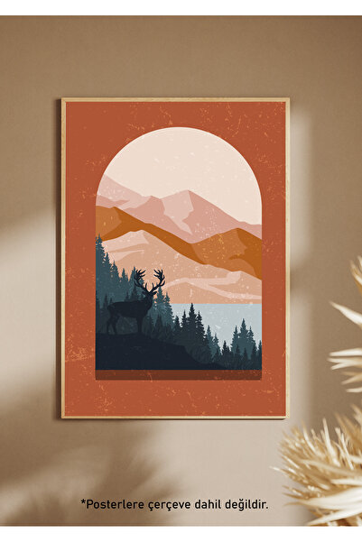 One Little Happiness Αφίσα σε στυλ Bohemian Αισθητική αφίσα τοίχου, αφίσα χωρ...