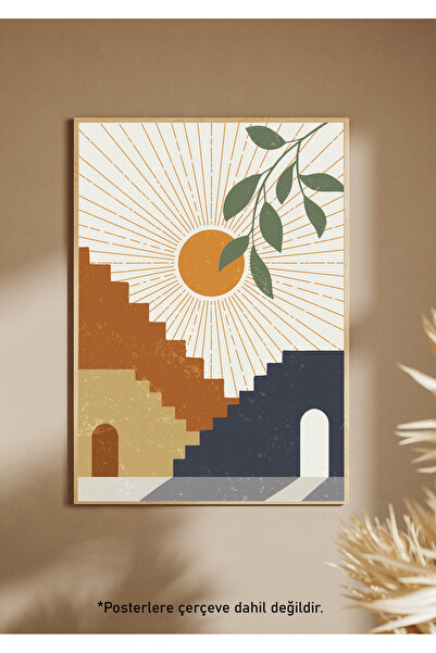 One Little Happiness Αφίσα σε στυλ Bohemian Αισθητική αφίσα τοίχου, αφίσα χωρ...