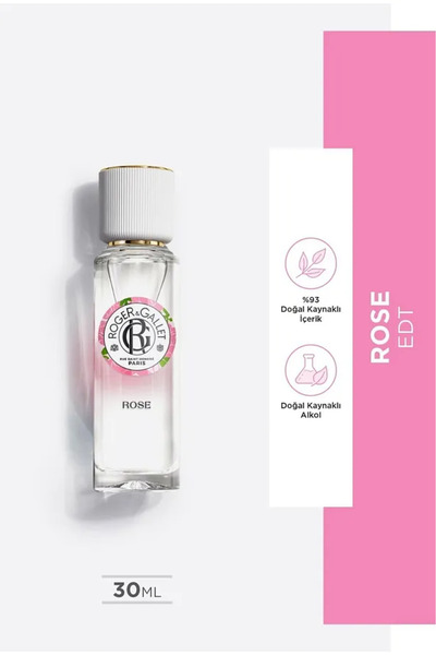 Roger&Gallet Rose Doğal Gül Yağı ve İtalyan Mandalina Özlü Çiçeksi Parfüm EDT 30 ml