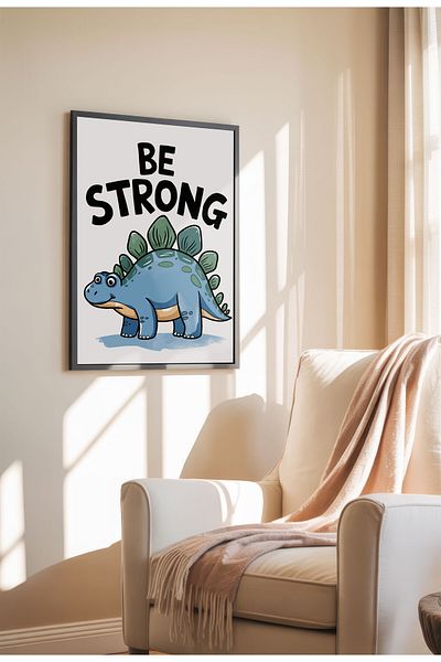 21mxm Kids Motivational Poster, Cute Animal Canvas, Nursery Wall Art, Little Dreamers 2025