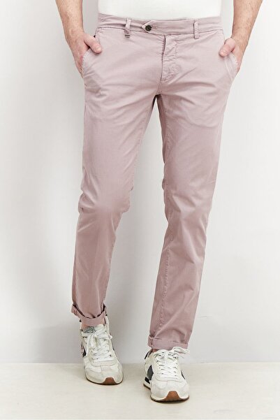 Antony Morato Men Skinny Fit Bryan Plain Chino Pants, Mauve