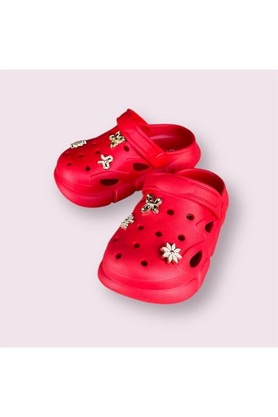 AkınalBella Girl Child Soft Sole Stone Orthopedic Closed Front Beach Pool Daily Slippers Sandals