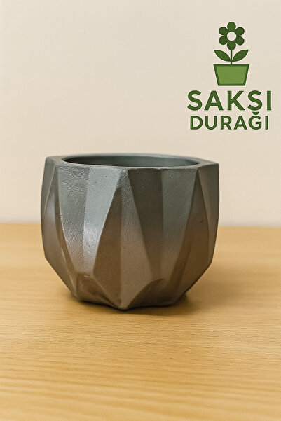 Home Geometrik Desenli Dekoratif Vintage Saksı