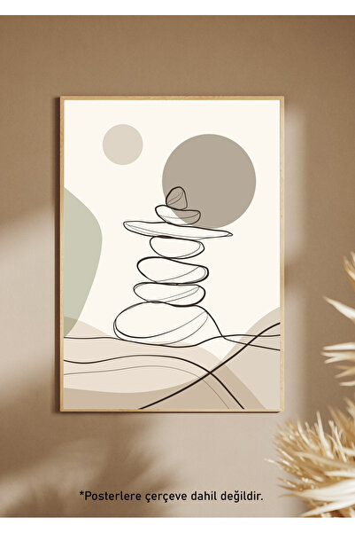 One Little Happiness Αφίσα σε στυλ Bohemian Αισθητική αφίσα τοίχου, αφίσα χωρ...