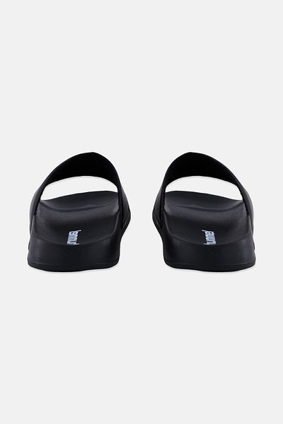 hummel Kids Boy Brand Logo Pool Badge Slides, Black