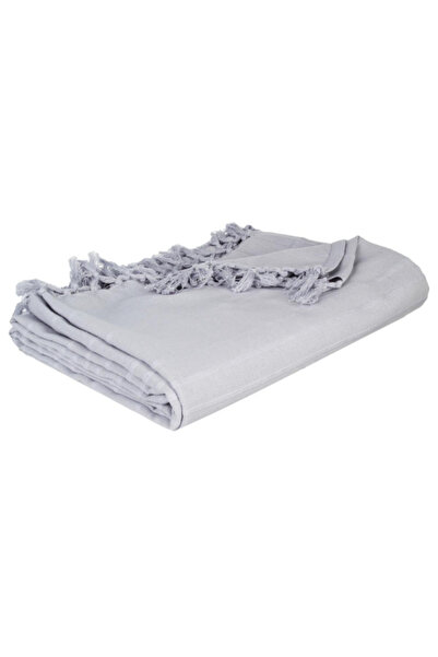 Atmosphera غطاء سرير قطني بنقشة خطوط بارزة، مقاس 160 × 220 سم