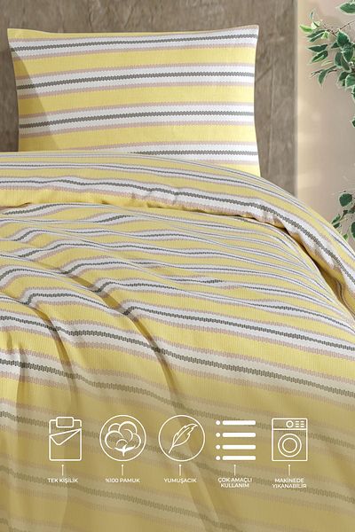 Elart Scatt Pike Single (160X220 cm) Ecru