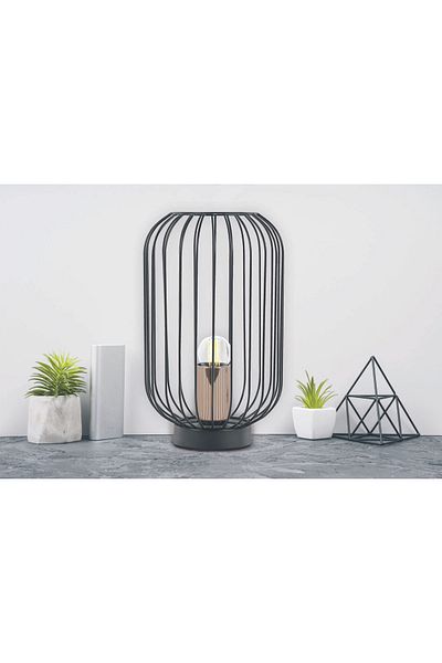 Platinet Platinet 44878 floor lamp, E27, 40W, with metal grille lampshade φ180x290mm