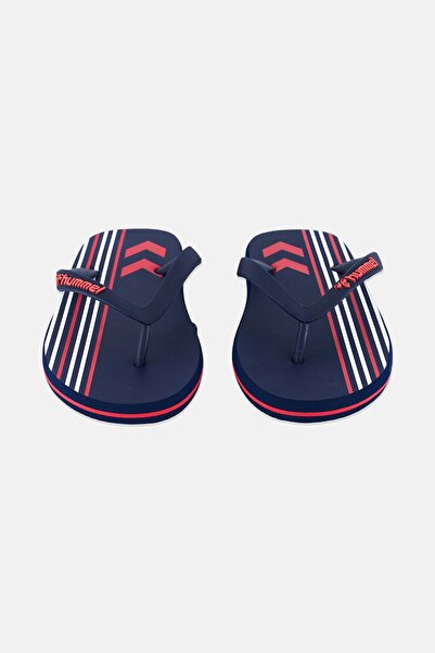 hummel Kids Boy Brand Logo Flip Flop Slippers, Navy