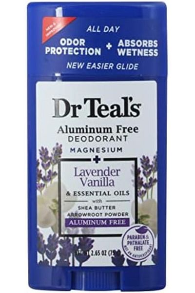 Dr Teals Dr. Teal's Deodorant Lavender Vanilla 2.65 Ounce Aluminum-Free (Pack of 2)