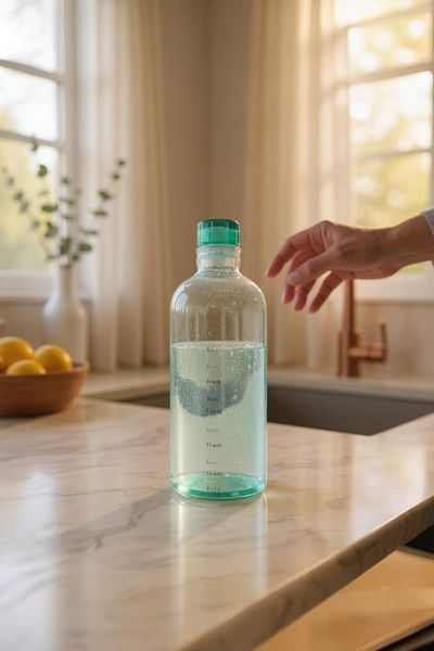 UCR HOME Colorful Glass Bottle Water Flask Water Bottle Detox Sports Luxury Water Bottle Camping Yoga 700ml