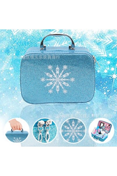 ideal STORE Trusa de machiaj pentru fete, Plastic, Wepzsxo, Albastru