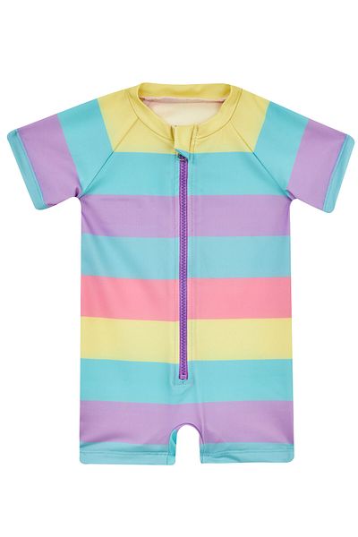 zehracatasariim Neopy Baby Girl Shorts Swimsuit Mira Short Sleeve Sun Protection Upf+50