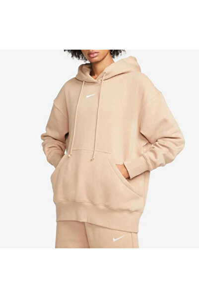 Nike NSW Phoenix Fleece Oversized Pullover Hoodie Kadın Sweatshirt DQ5860 200