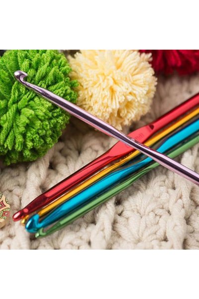 ideal STORE Set de Crosetat idealSTORE, Include 50 de Articole, Dimensiuni Crosetat 0, 6-6, 5 mm, Husa din Piele