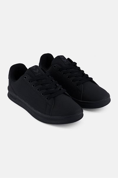 hummel Kids Boy Busan Synth Lace Up Training Shoes, Black
