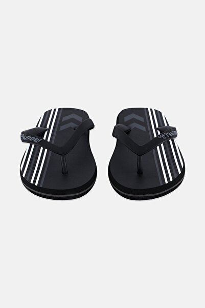 hummel Kids Boy Brand Logo Flip Flop Slippers, Black