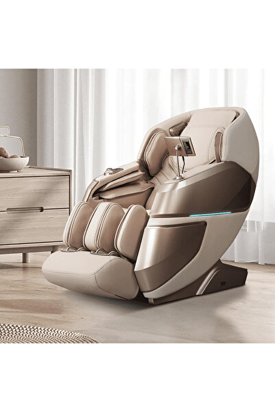 BACK COMFORT كرسي استرخاء بتقنية التدليك ثلاثية ورباعية الأبعاد - ذهبي - راحة...