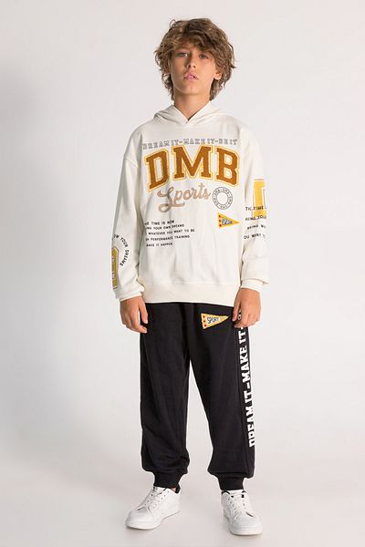 DMB BOYS & GIRLS Αγόρι φόρμα με κουκούλα Oversize με στάμπα