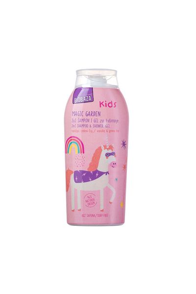 Biobazam Magic Garden Shampoo & Shower Gel For Children, 250 ml - Biobaza