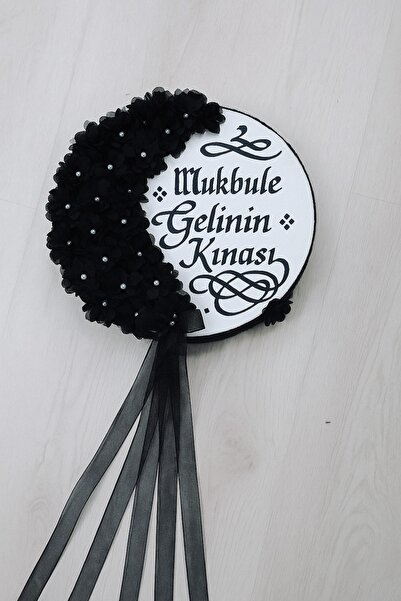 Evsay İsme Özel Deri Tef Kına Tefi Lazer Gül Süslenmiş Gelin Tefi 30 Cm Vurmalı Çalgı Müzik Aleti Def