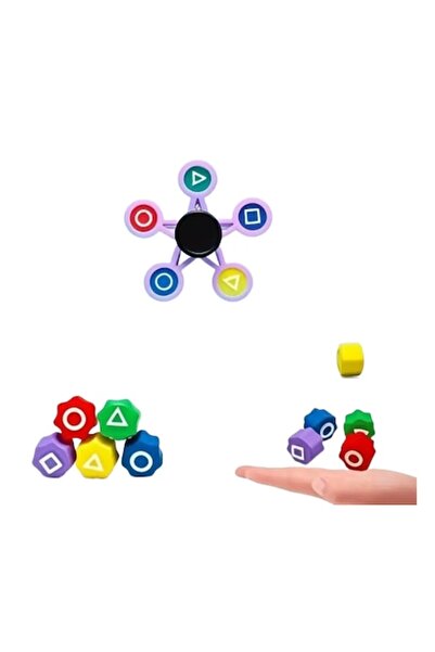 victiny Set de joc Gonggi, VICTINY®, spiner cu piese gonggi detasabile