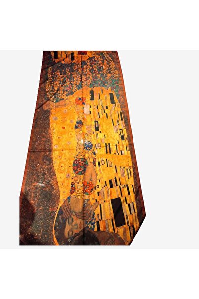 MODA Fular Gustav Klimt – The Kiss Desenli
