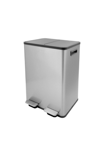 Black&Decker Slimline Recycle Pedal Bin 40 Liter