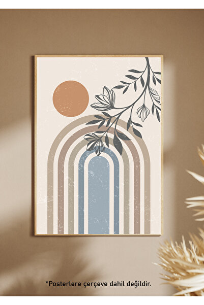 One Little Happiness Αφίσα σε στυλ Bohemian Αισθητική αφίσα τοίχου, αφίσα χωρ...