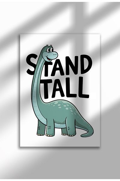 21mxm Kids Motivational Poster, Cute Animal Canvas, Nursery Wall Art, Little Dreamers 2025