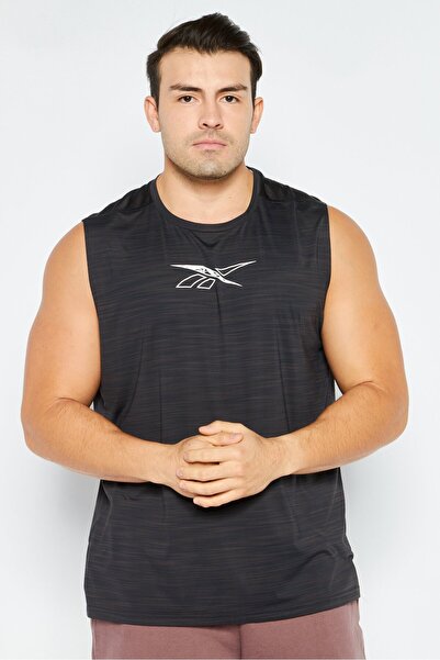 Reebok Men Sportswear Fit Crew Neck Training Vest, Black