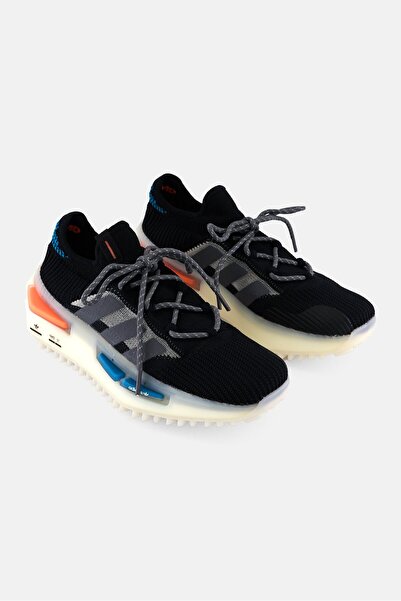 adidas حذاء Nmd-S1 للأولاد للأنشطة الخارجية برباط، أسود