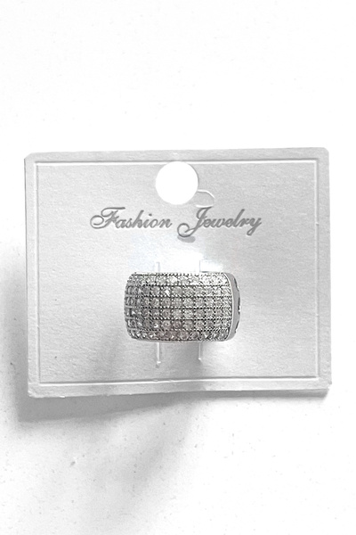 fk studio design Zirkon Taşlı Kalın Earcuff Kıkırdak Küpe