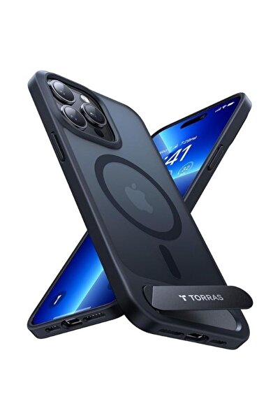 TORRAS جراب UPRO Stand Series لهاتف iPhone 15 Pro Max أسود |X00FX0384