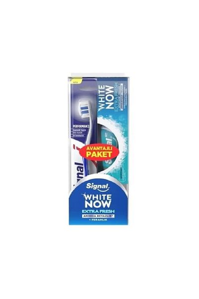 Signal White Now Extra Fresh Toothpaste 50 ml + Toothbrush X 2 Set