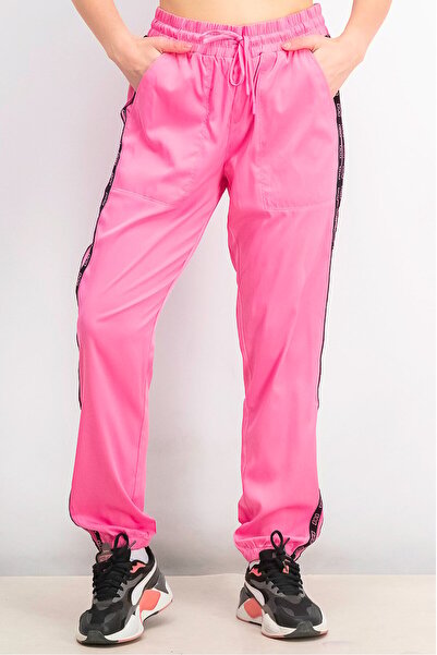 Lorna Jane Women Sportswear Fit Satin Street Style Pants, Milkshake