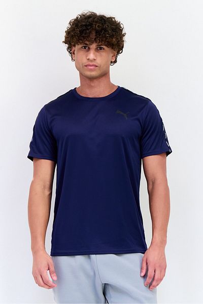 Puma Men Sportswear Fit Short Sleeves Training T-Shirt, Navy