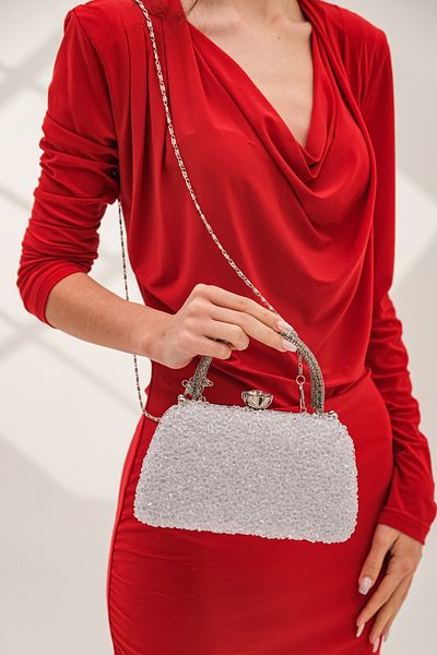 ROZA CANTA Γυναικείο βραδινό φόρεμα Clutch Clutch Τσάντα Portfolio